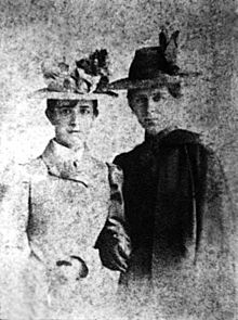 Olha Kosach and her sister Lesya Ukrainka