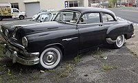 1954 Pontiac Chieftain Special Six two-door sedan, with considerably less chrome than the Deluxe models