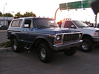 1978 Bronco Custom (aftermarket wheels/tires)