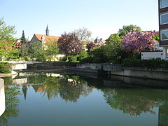 River Innerste and Saint Magdalena's Church