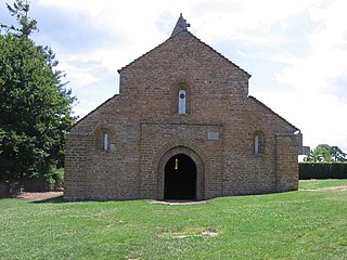 Saint-Peter of Brancion church, built during the 12th century.