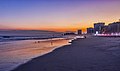 Image 11Sunset on the beach at Atlantic City, an oceanfront resort and the nexus of New Jersey's gambling industry (from New Jersey)