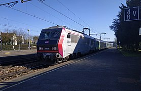 Arrivée d'un train Corail Nevers – Paris.