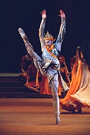 Stage dance – a professional dancer at the Bolshoi Theatre