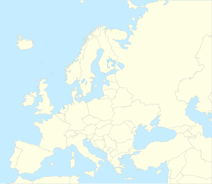 UEFA EURO 2020の位置（ヨーロッパ内）