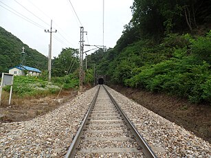 치악터널 입구(남쪽방향, 북측입구)