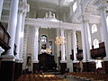 Christ Church Spitalfields (1714–29), intérieur tourné vers l'est.