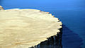 Closeup of the cliffs