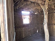 Inside the Cocopah dwelling