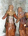 compianto sul Cristo morto, gruppo scultoreo in terracotta, le pie donne (part.)