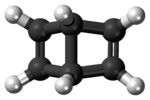 Modello 3D del benzene di Dewar