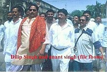 Anant Singh with elder brother Dilip Singh