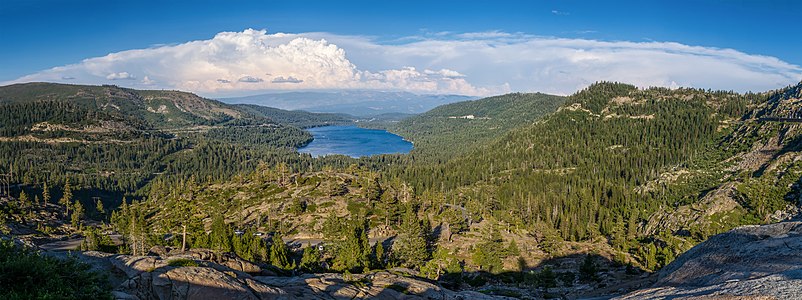 View from Donner Pass, by Frank Schulenburg