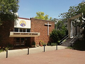 Façade de l'église.