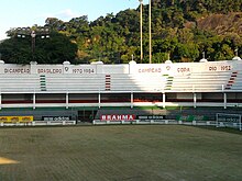 Estádio das Laranjeiras, local da primeira partida das finais da Copa do Brasil de 1992 entre Fluminense e Internacional.