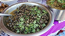 Ghonghi, fresh water snails popularly made in Tharu community