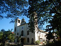 Facade of the Holy Cross Parish (F-1881) Parish Church