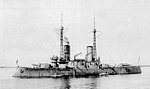 Hyperboloid mast towers were on Russian Andrei Pervozvanny-class battleships, like the "Imperator Pavel" (Emperor Paul I), early June 1912.