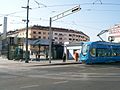 Križanje Domjanićeve ulice i Maksimirske ceste, tramvajsko stajalište »Kvaternikov trg«, 2008.