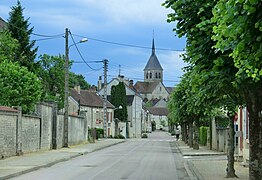 A street in the village.