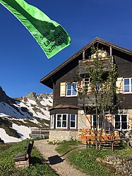 Landsberger Hütte von Osten