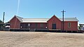 Station building seen from carpark