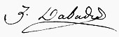 signature de Louise Dabadie