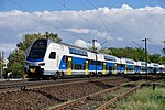 MÁV class 815 trainset at Dunakeszi train station