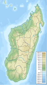 Location map/data/Madagascar is located in Madagascar