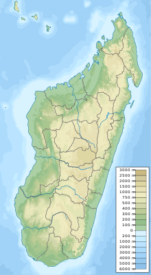 Map showing the location of Manongarivo Special Reserve