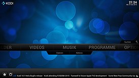 Скриншот программы Kodi