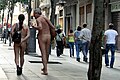 Image 17Couple walking naked in the streets of Barcelona, Spain (from Naturism)