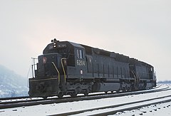 PRR EMD SD45 diesel freight locomotive