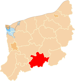 Location within the voivodeship