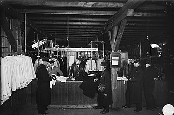 Beklädnadsförrådet 1927.