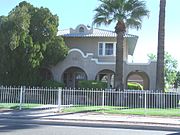 The Stoddard-Harmon House was built in 1910 and is located ta 801 N. 1st. Avenue. It was owned at one time by Celora Stoddard and Lon Harmon. Listed in the National Register of Historic Places on November 30, 1983, reference #83003451.