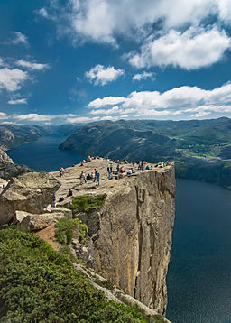 Utsikt från Preikestolen.