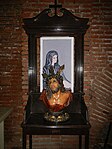 Mater Dolorosa and bust of Jesus with the crown of thorns