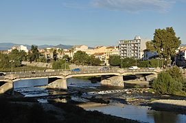 The Têt river in Perpignan