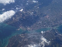 Tagbilaran City from air