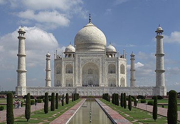 Taj Mahal, Agra, India, c.1649, by Ustad Ahmad Lahori[117]