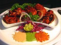 Chicken tikka in India, is a popular dish in Punjabi cuisine