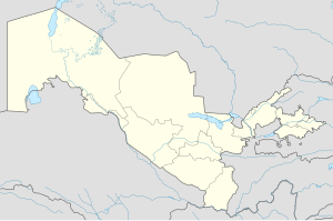 希瓦 Khiva在烏茲別克的位置
