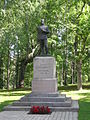 Restored Estonian War of Independence memorial in Tõrva