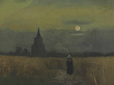 The Old Tower at Dusk, 1884, private collection, (F40)