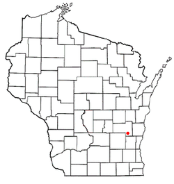 Location of Ashford, Wisconsin