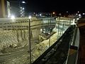 Kedron Interchange tunnelling works at night