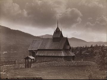 Eidsborg Stave Church, 1880–1890