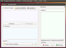 An application window with 2 horizontally oriented panes on the left and 1 vertically oriented pane on the right