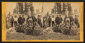 Fort Tongass, Group of Indians (1868)